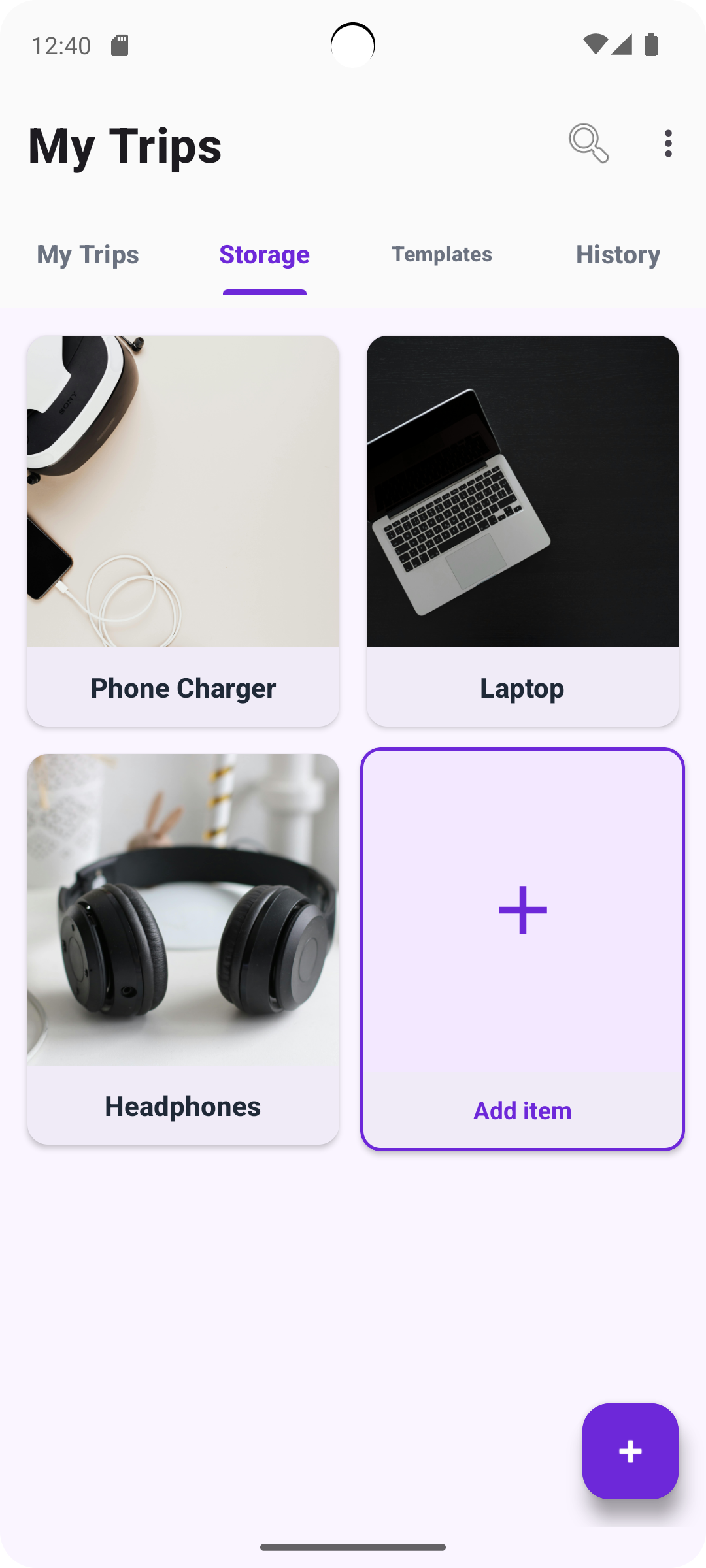 PicPack App - Storage and Inventory